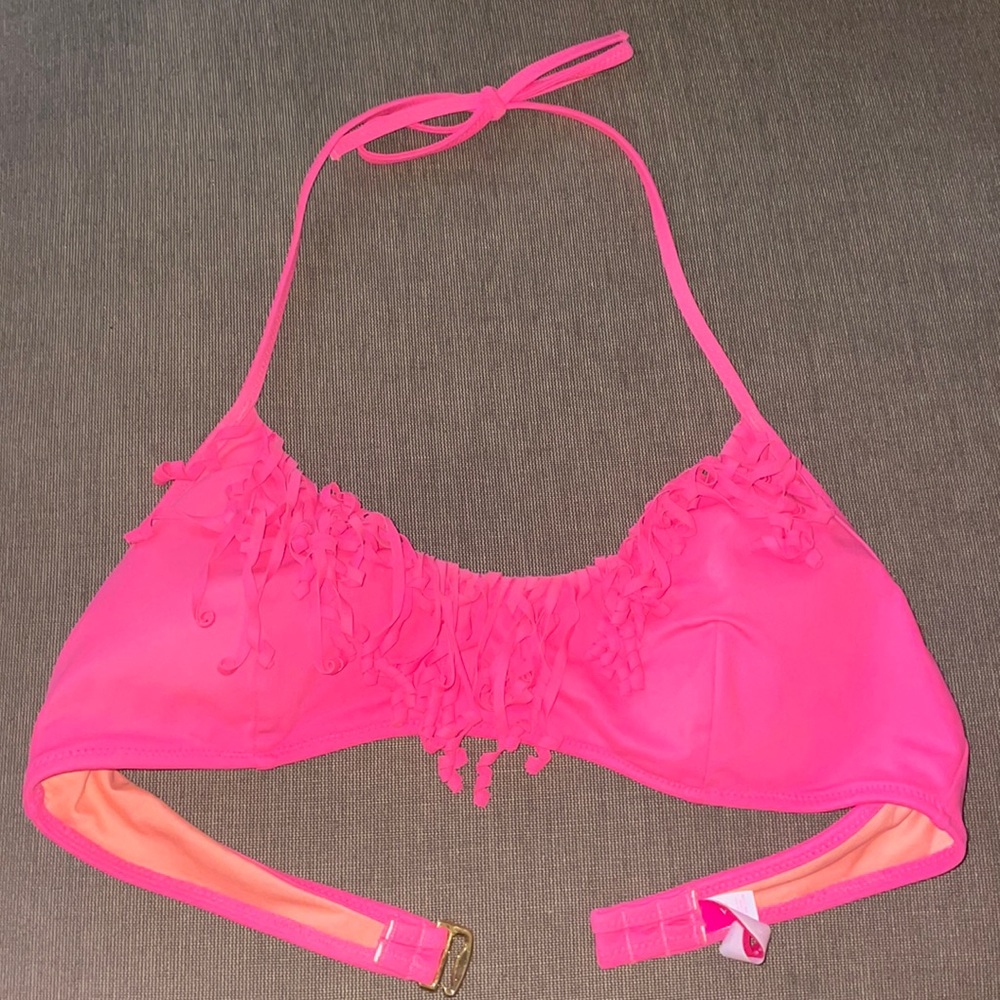 Victoria Secret hot pink bikini top